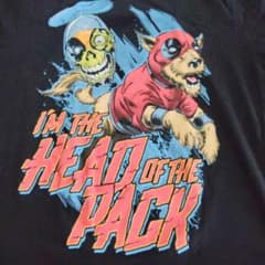 MARVEL 犬と骸骨デザイン Tシャツ Mサイズのサムネイル