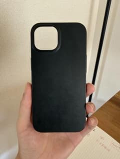 MUJI スマートフォンケース ダークグレー　iphone 15のサムネイル