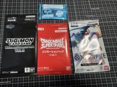 プロモーションパック セット ドラゴンボール ワンピース デジモンのサムネイル