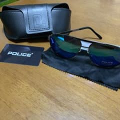 ポリス　サングラス　ブルー　新品未使用　　お洒落のサムネイル