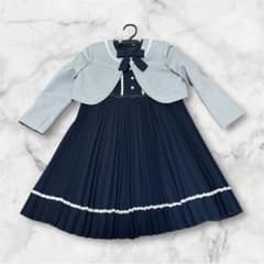 BEAMS 卒園式 入学式 ワンピース 女の子115 ネイビーのサムネイル