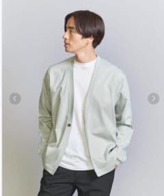 【新品】UNITED ARROWS 1ボタン カーディガン 接触冷感のサムネイル