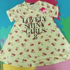 130cm☆チェリー柄ワンピースのサムネイル