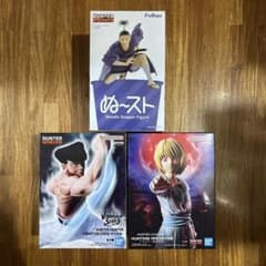 HUNTER×HUNTER　クラピカ　ナックル　ノブナガ　フィギュア　3点セット