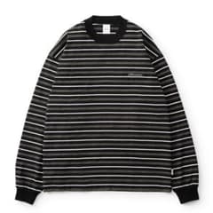 plllllleeeasse ボーダーロンT (BLACK) plllllleeeasse ボーダーロンT (BLACK) M - メルカリ