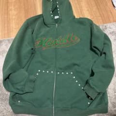 Hoddleグリーン スタッズ付きパーカーのサムネイル