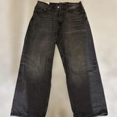 H&M BAGGY デニムパンツ ブラック 32/30のサムネイル