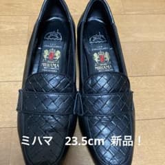 MIHAMA ミハマ 黒 ローファー ウェッジソールのサムネイル