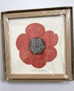 山口一郎　絵画　ジクレー　赤い花 （数量限定）直筆サイン・シリアルナンバー入 山口一郎 絵画 ジクレー 赤い花 （数量限定）直筆サイン・シリアル