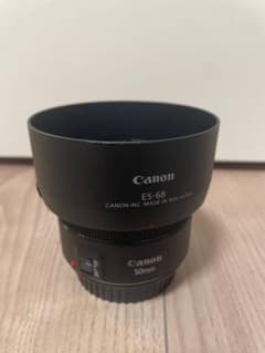 Canon EF LENS 50mm 1:1.8 STM フード、フィルター付のサムネイル