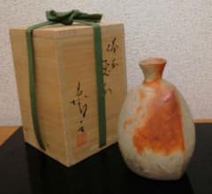 脇本博之 備前焼 自然練込 徳利 共箱 共布 略歴付 酒器 - メルカリ