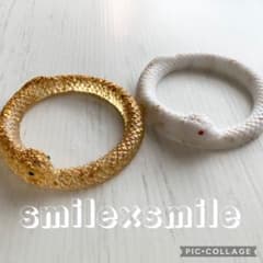 ⭐️蛇の抜け殻入り！白蛇＆金蛇のオルゴナイトセット⭐️ - メルカリ
