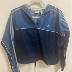 adidas デニム フーディー プルオーバーのサムネイル