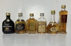 【希少古酒】ニッカ 特級ウイスキー・終売ミニボトル 6本セット 50mlのサムネイル