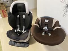 エールべべ　チャイルドシート&ジュニアシート2台セット　新生児から小学生までのサムネイル