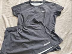 Admiral セットアップ　Tシャツ　M スカート L ダークグレー 総柄 Admiral セットアップ Tシャツ M スカート L ダークグレー 総柄 - メルカリ