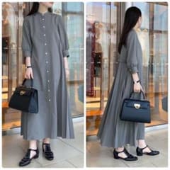 極美品✨　Ballsay スパンブロード バックプリーツシャツワンピース 極美品✨ Ballsay スパンブロード バックプリーツシャツ