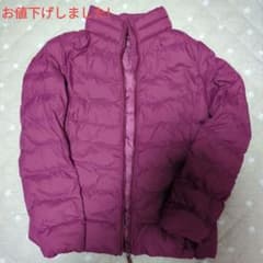 ユニクロ　ダウン　キッズ　140　②のサムネイル