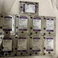 WD Purple 4TB HDD 監視用HDD 正常動作品 9台セットのサムネイル
