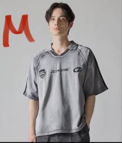 【CLEL】ヴィンテージデザイン半袖ゲームTシャツ　ホワイト　mのサムネイル