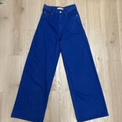 【りんご様専用】ユニクロMARNI ワイドパンツ ブルーのサムネイル