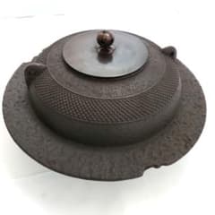 茶道具 透木釜 茶釜 帯霰地紋 - メルカリ