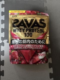 SAVAS WHEY PROTEIN 100 ストロベリー 980gのサムネイル