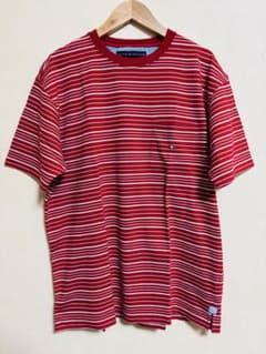 TOMMY HILFIGER ボーダー 半袖Tシャツ ポケット付き