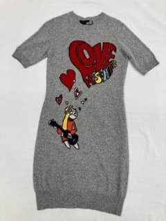 LOVE　MOSCHINO　ニットワンピース　グレーのサムネイル