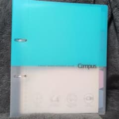 Campus A5サイズ リング式ファイル 青のサムネイル
