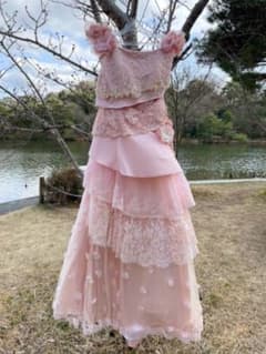 vintage ピンク ウェディングドレス　カラードレスのサムネイル