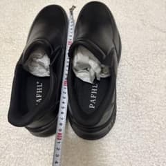 PAHL メンズ スリッポン ローファー ブラックのサムネイル