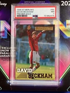 PSA7 デイビッド・ベッカム(RC) 1996 MERLIN'S GOLD - メルカリ