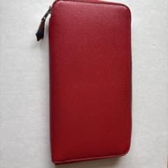 HERMES エルメス 長財布 レッド - メルカリ