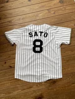 阪神タイガース 佐藤輝明 ユニフォーム Mサイズ Joshinワッペン付