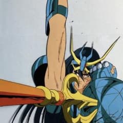 D*w様 聖闘士星矢 大判セル画 ドラゴン紫龍 - メルカリ