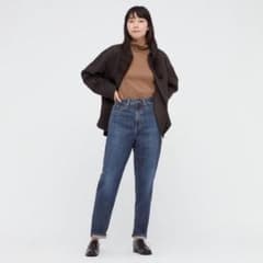 ペグトップ ハイライズジーンズ 23(58.5cm) 新品タグ付き(ブルー)のサムネイル