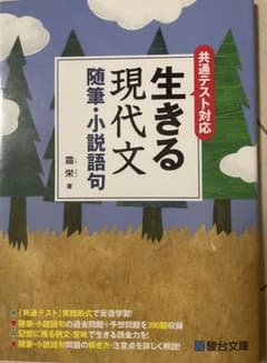 【美品】共テ対応　生きる現代文　随筆・小説語句　霜栄のサムネイル