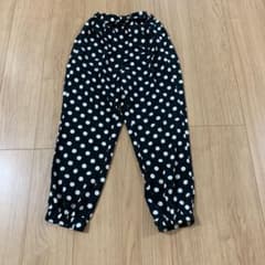 黒×ベージュ ドットのサムネイル