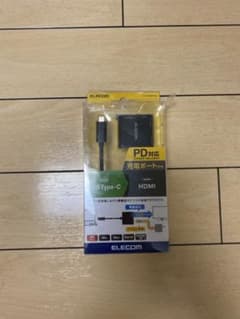 Type‐C変換アダプタ HDMI PD対応 AD-CHDMIPDBKのサムネイル