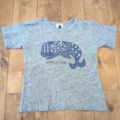 エフオーキッズ　くじら Tシャツのサムネイル