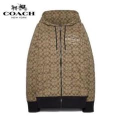 試着のみ　COACH　ジップパーカー　シグネチャー 　Lのサムネイル
