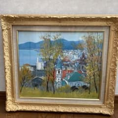 中島晃次 函館 油絵 油彩画 サイズF8 - メルカリ