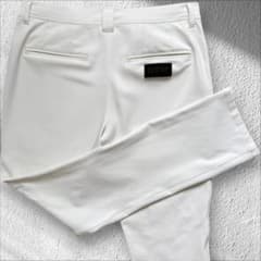 美品　TFW49 パンツ　白　ホワイト　M〜L相当　日本製　ストレッチ素材　4 美品 TFW49 パンツ 白 ホワイト M〜L相当 日本製 ストレッチ素材 4