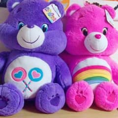 ケアベアのぬいぐるみ（紫）のサムネイル