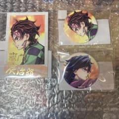 鬼滅の刃 繋ぐ チェキ 缶バッジ 冨岡義勇 竈門炭治郎 - メルカリ