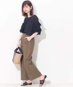 新品 リボン付きボリューム袖 ブラウス 春服のサムネイル