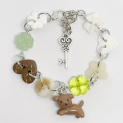 ハンドメイド ブレスレット y2k 森ガール 犬のサムネイル