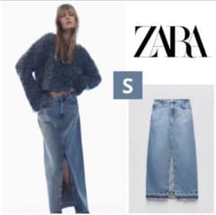 タグ付 ZARA デニムスカートのサムネイル