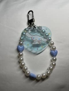 シナモンロール ビーズキーホルダー